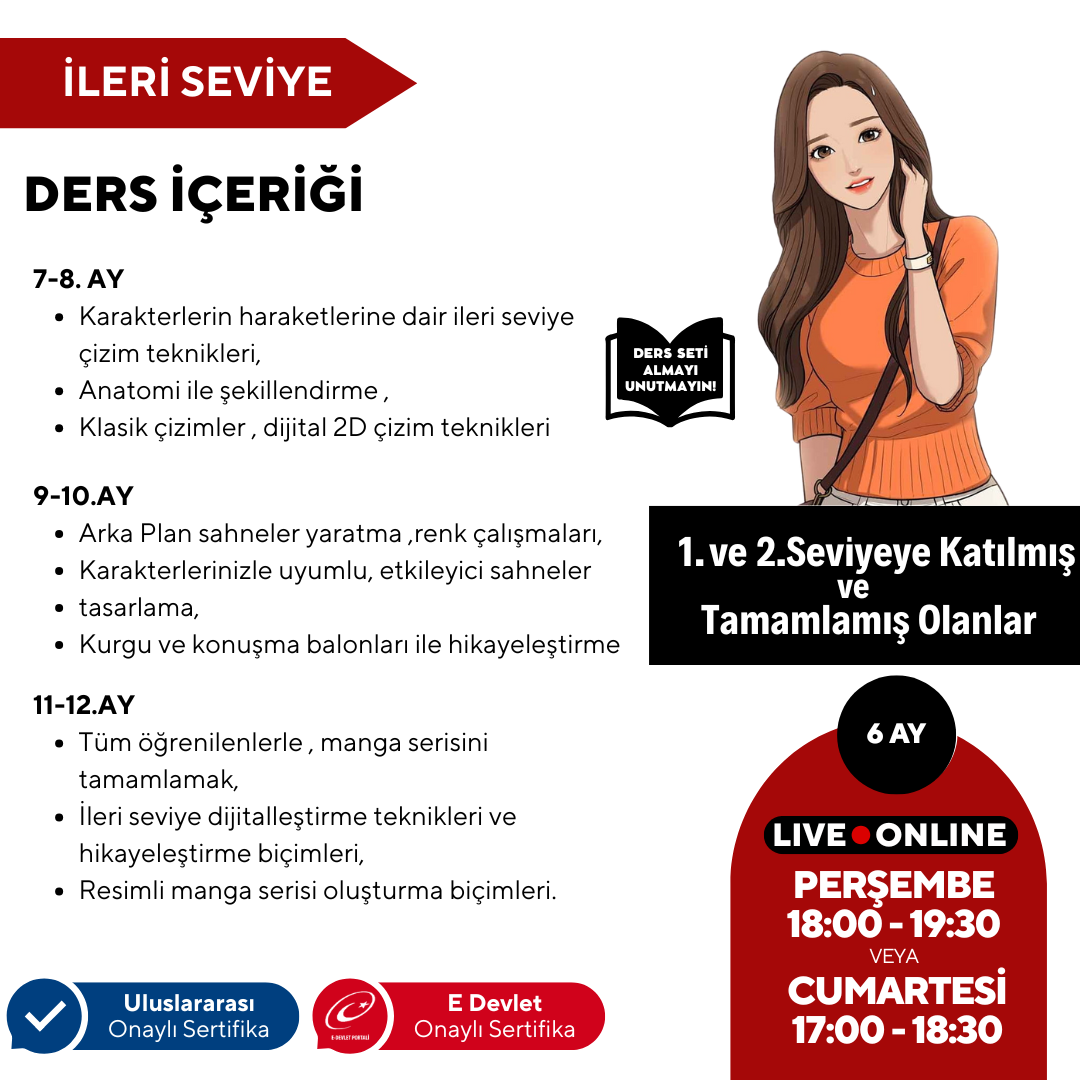 Webtoon and Manhwa (Korean Comic) Preparation (Advanced Level)