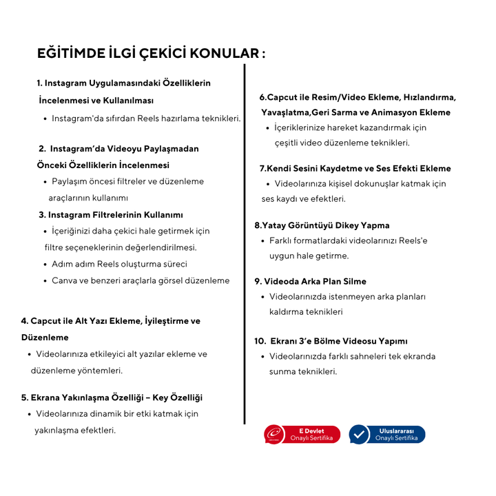 Instagram Reels Techniques - Face to Face