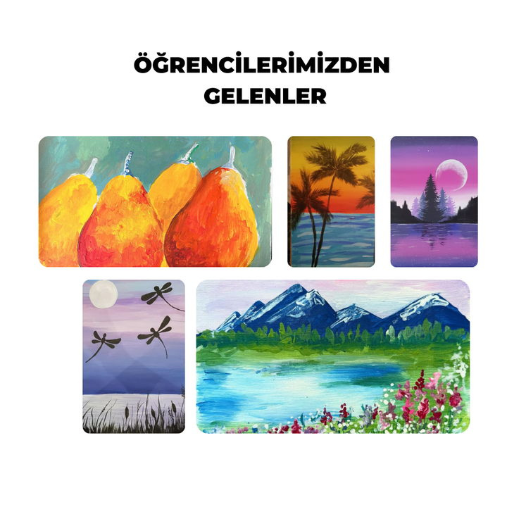 Acrylic Oil Painting - Face to Face