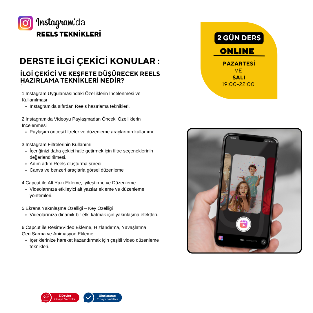 Instagram Reels Techniques - Online