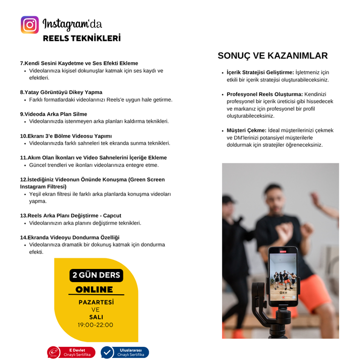 Instagram Reels Techniques - Online