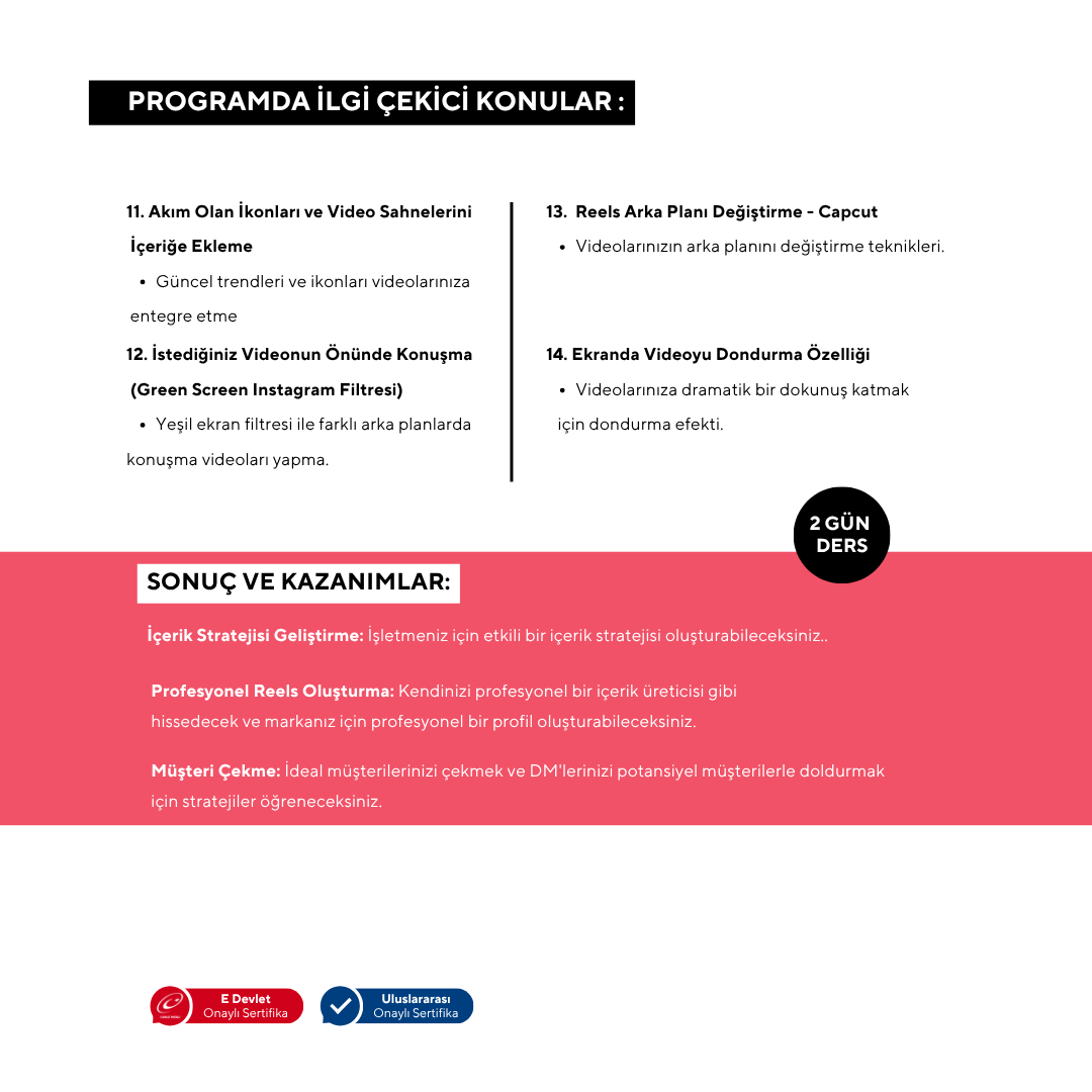Instagram Reels Techniques - Face to Face