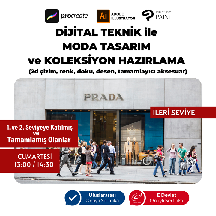 Fashion Design Digital Drawing- (Advanced Level) Face to Face